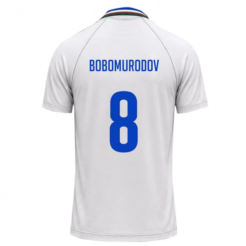 Danxen Kid Uzbekistan Abulfayz Bobomurodov #8 White Dark Green Away Jersey 26-28 T-Shirt