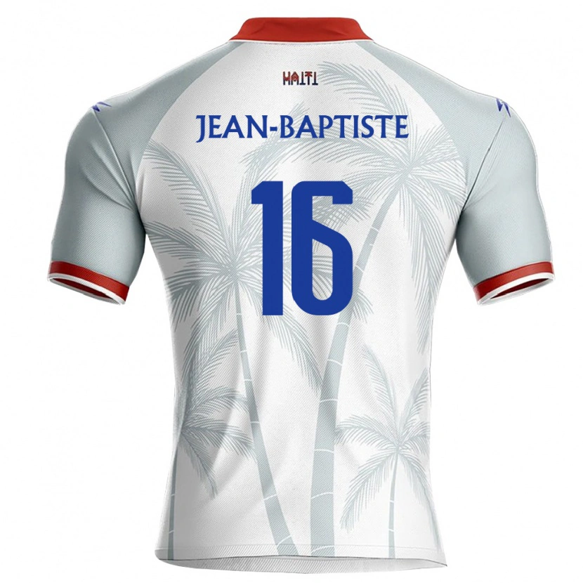 Danxen Kid Haiti Sonson Jean-Baptiste #16 White Red Gray Away Jersey 26-28 T-Shirt