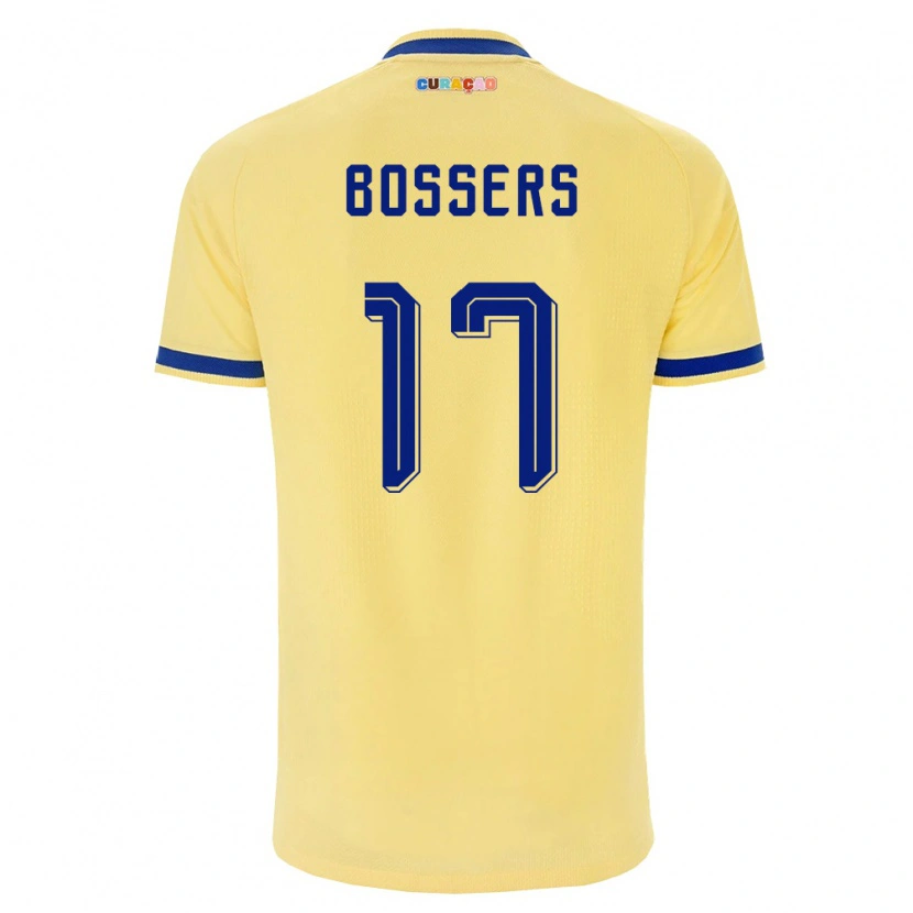 Danxen Kid Curaçao Milo Bossers #17 Yellow Navy Pink Away Jersey 26-28 T-Shirt