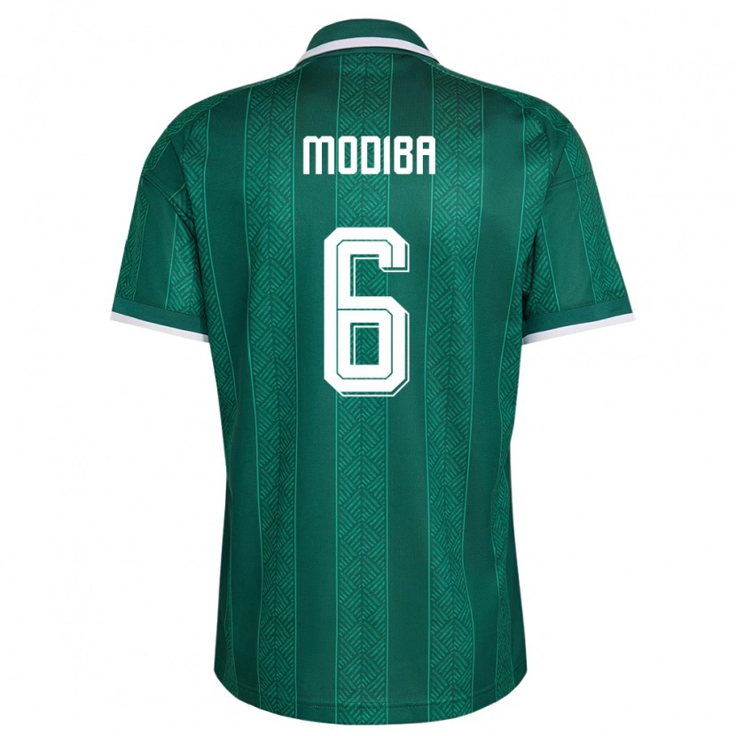 Danxen Kid South Africa Aubrey Modiba #6 Green White Gold Away Jersey 26-28 T-Shirt