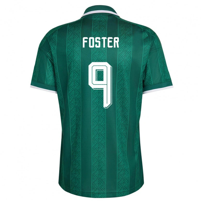 Danxen Kid South Africa Lyle Foster #9 Green White Gold Away Jersey 26-28 T-Shirt