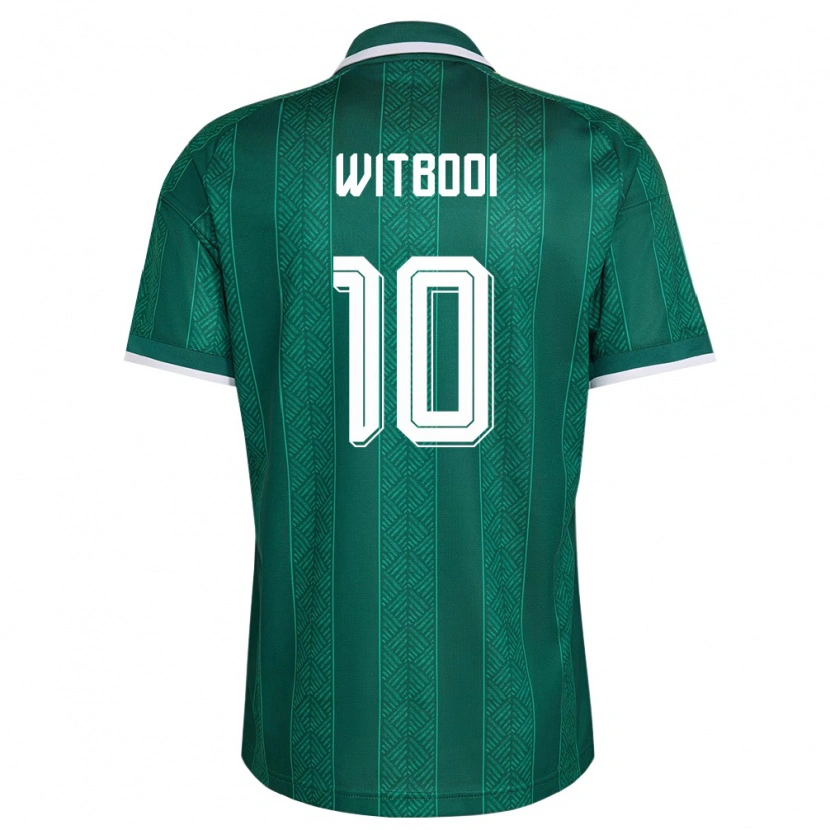 Danxen Kid South Africa Emile Witbooi #10 Green White Gold Away Jersey 26-28 T-Shirt