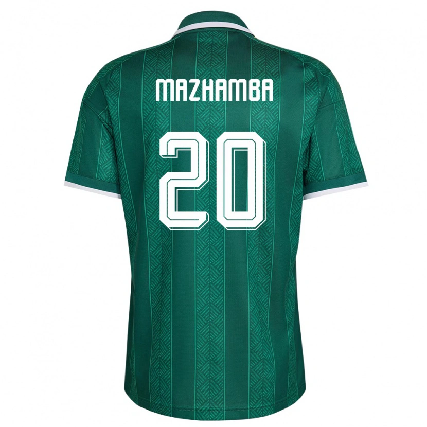 Danxen Kid South Africa Takalani Mazhamba #20 Green White Gold Away Jersey 26-28 T-Shirt