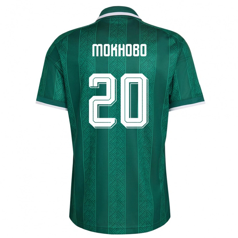 Danxen Kid South Africa Sello Mokhobo #20 Green White Gold Away Jersey 26-28 T-Shirt