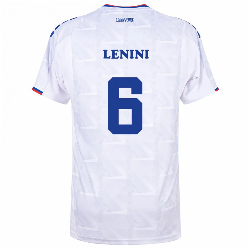 Danxen Kid Cape Verde Kevin Lenini #6 White Burgundy Away Jersey 26-28 T-Shirt