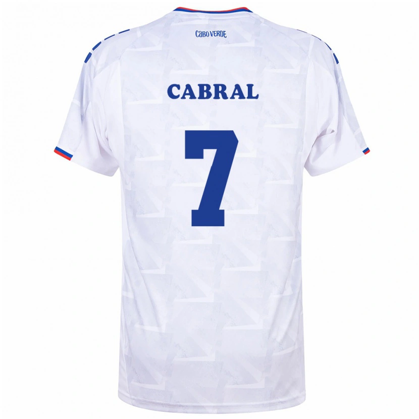Danxen Kid Cape Verde Jovane Cabral #7 White Burgundy Away Jersey 26-28 T-Shirt