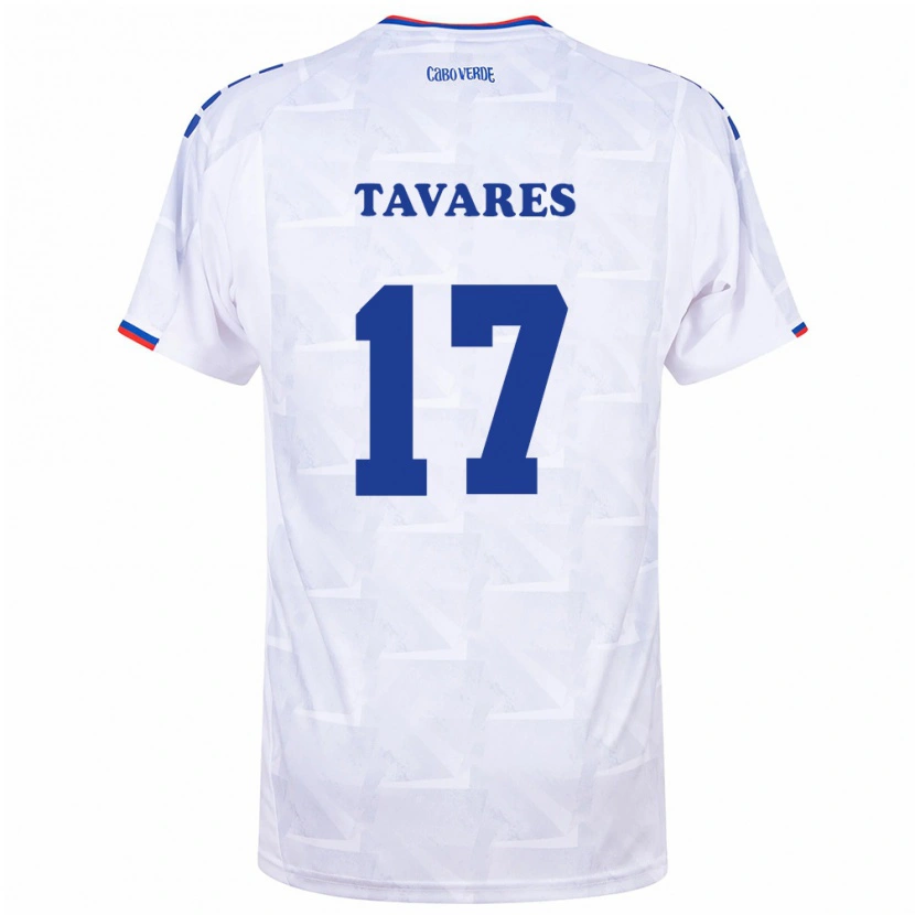 Danxen Kid Cape Verde Heri Tavares #17 White Burgundy Away Jersey 26-28 T-Shirt