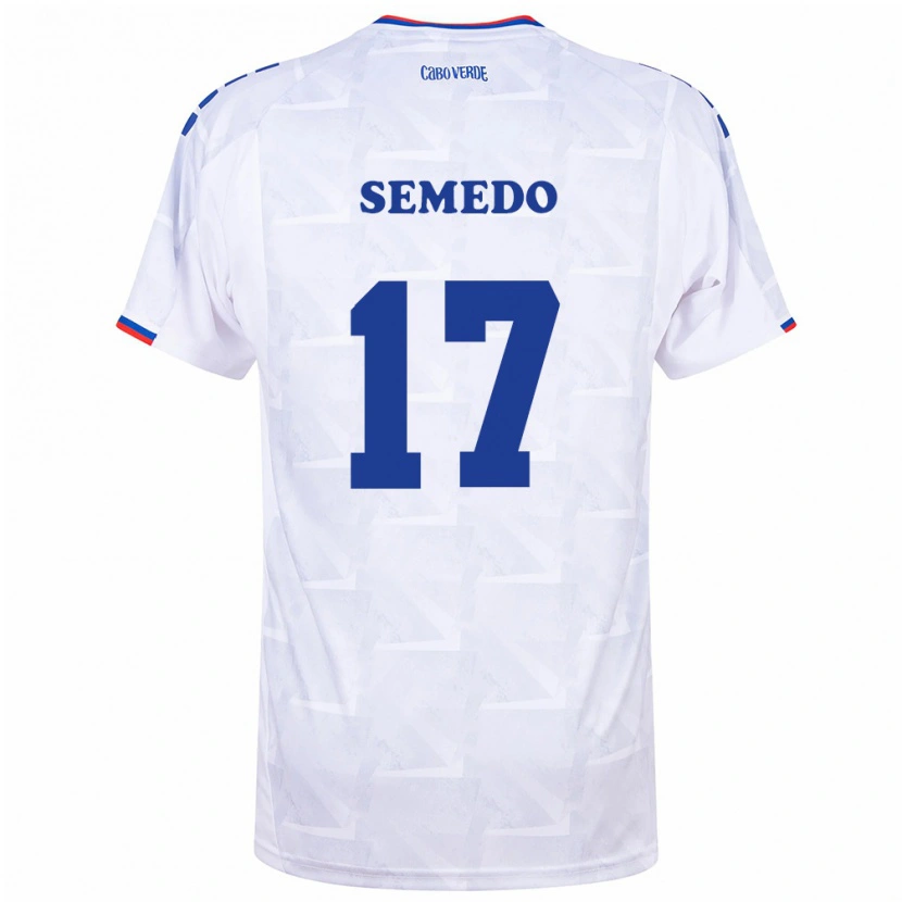 Danxen Kid Cape Verde Willy Semedo #17 White Burgundy Away Jersey 26-28 T-Shirt