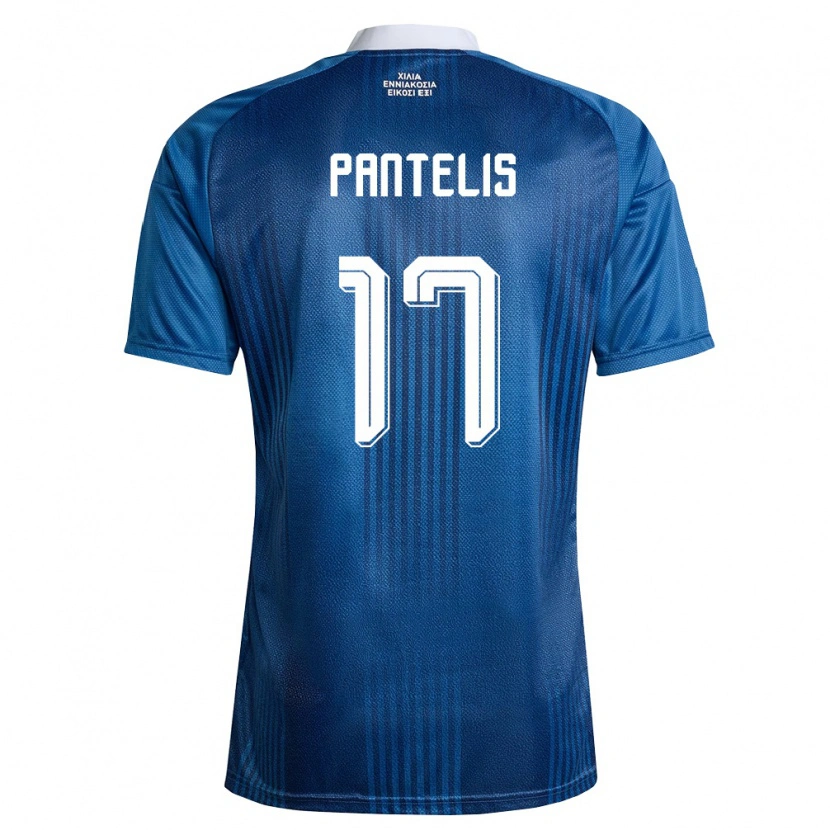 Danxen Kid Greece Pantelis Hatzidiakos #17 Navy Blue White Away Jersey 26-28 T-Shirt