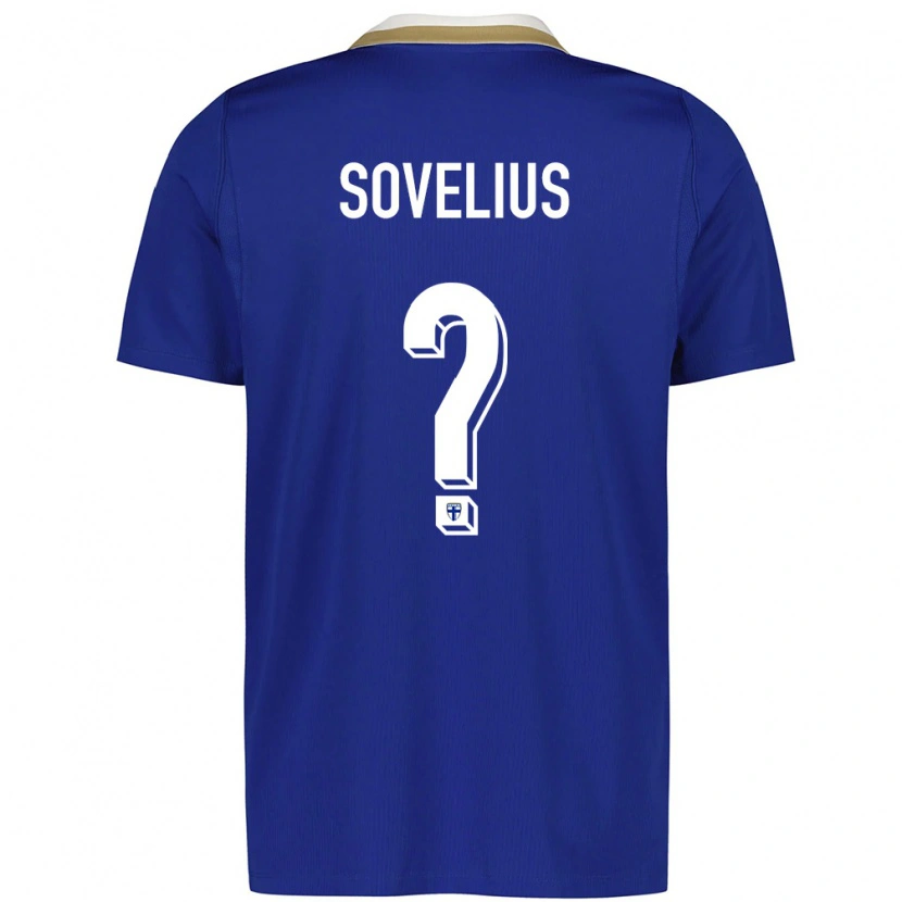 Danxen Kid Finland Tomas Sovelius #0 Blue White Away Jersey 26-28 T-Shirt