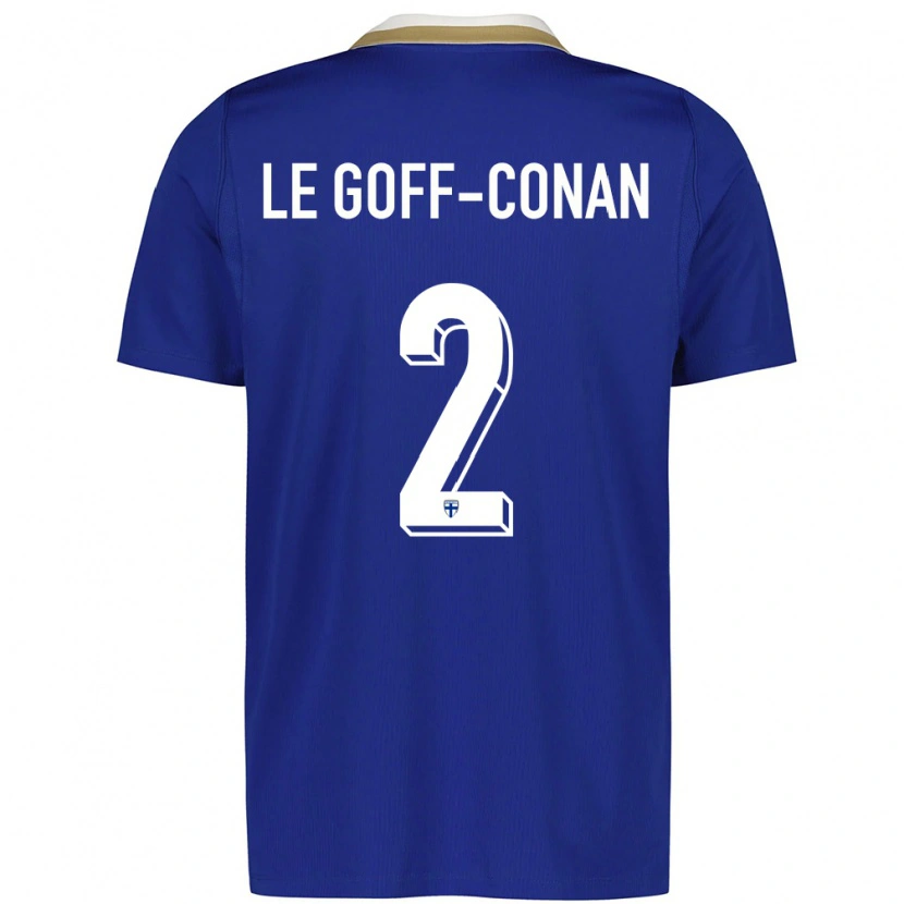 Danxen Kid Finland Adam Le Goff-Conan #2 Blue White Away Jersey 26-28 T-Shirt