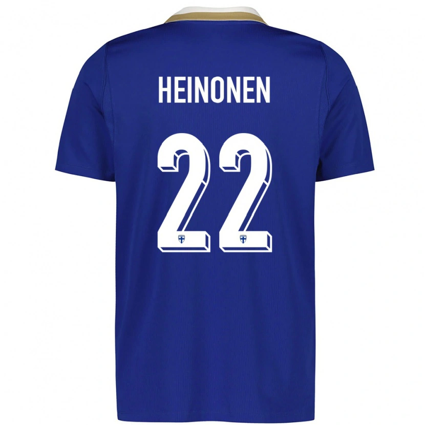 Danxen Kid Finland Otto Heinonen #22 Blue White Away Jersey 26-28 T-Shirt