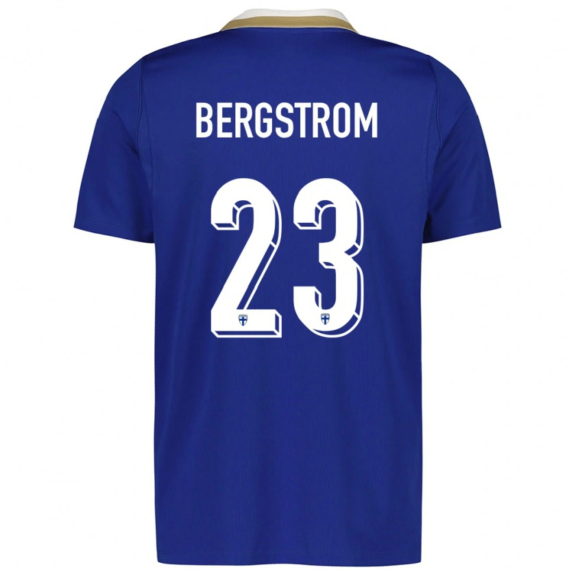 Danxen Kid Finland Lucas Bergström #23 Blue White Away Jersey 26-28 T-Shirt