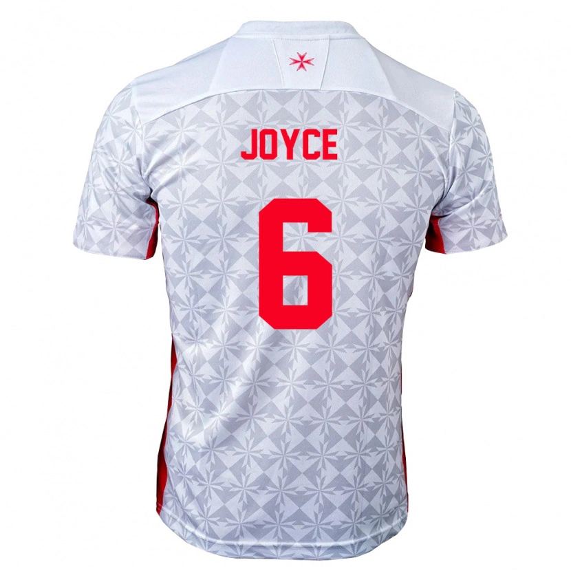 Danxen Kid Malta Nathan Joyce #6 Gray White Red Away Jersey 26-28 T-Shirt