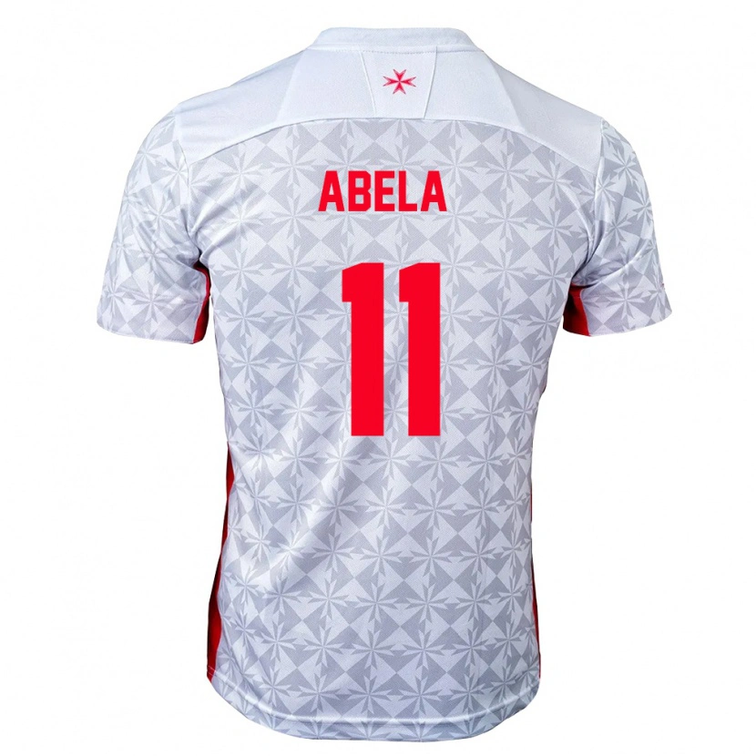 Danxen Kid Malta Lyon Abela #11 Gray White Red Away Jersey 26-28 T-Shirt