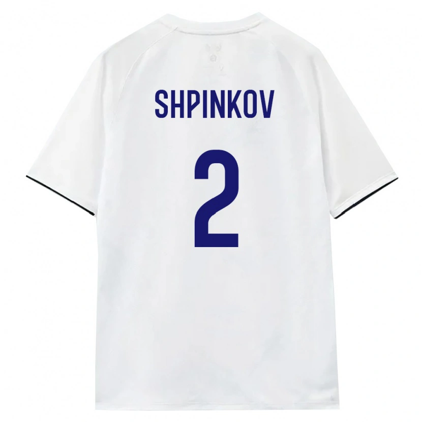 Danxen Kid Russia Artem Shpinkov #2 White Brown Black Away Jersey 26-28 T-Shirt