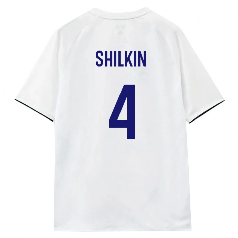 Danxen Kid Russia Egor Shilkin #4 White Brown Black Away Jersey 26-28 T-Shirt
