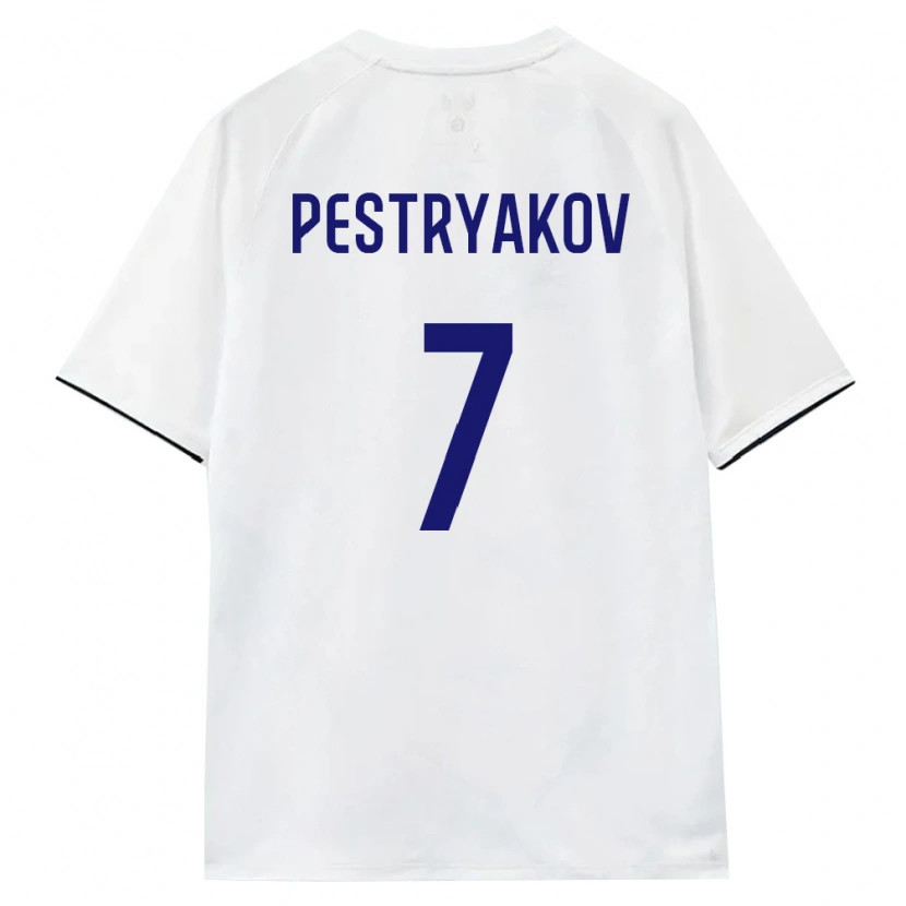 Danxen Kid Russia Dmitriy Pestryakov #7 White Brown Black Away Jersey 26-28 T-Shirt