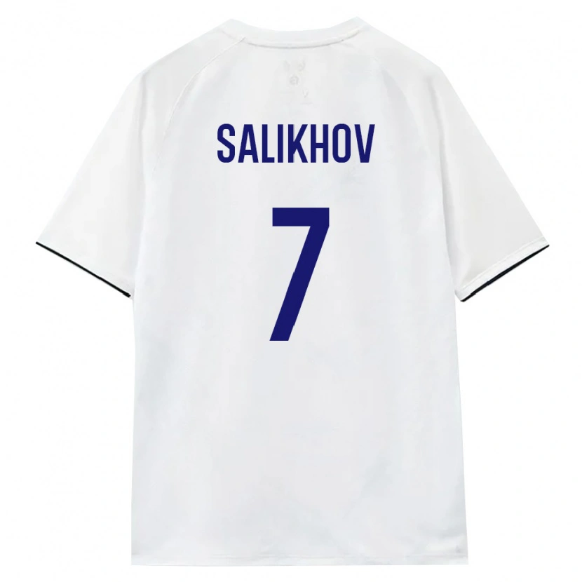 Danxen Kid Russia Leonid Salikhov #7 White Brown Black Away Jersey 26-28 T-Shirt