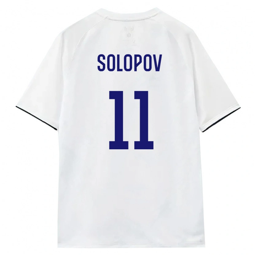 Danxen Kid Russia Viktor Solopov #11 White Brown Black Away Jersey 26-28 T-Shirt