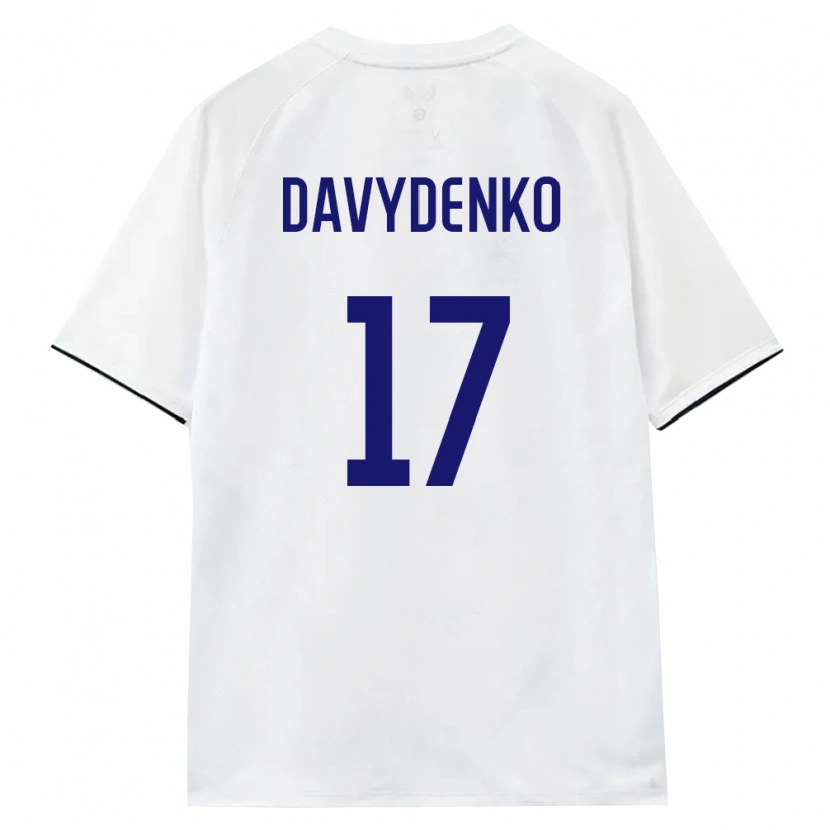 Danxen Kid Russia Mikhail Davydenko #17 White Brown Black Away Jersey 26-28 T-Shirt