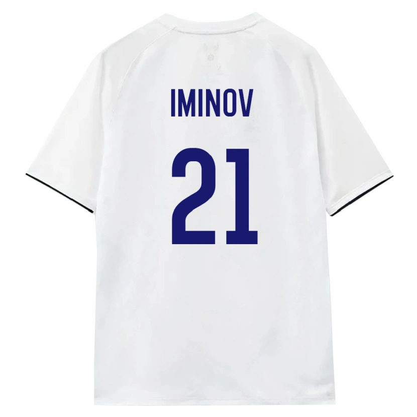 Danxen Kid Russia Ikhsan Iminov #21 White Brown Black Away Jersey 26-28 T-Shirt
