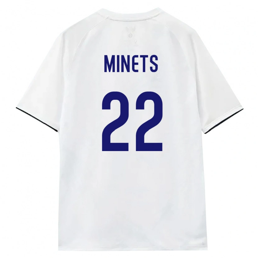 Danxen Kid Russia Matvey Minets #22 White Brown Black Away Jersey 26-28 T-Shirt