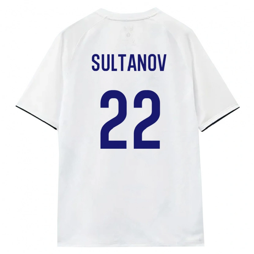 Danxen Kid Russia Daniyal Sultanov #22 White Brown Black Away Jersey 26-28 T-Shirt