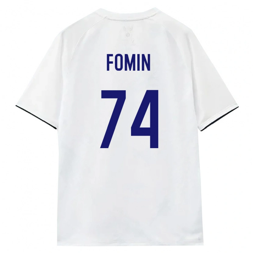 Danxen Kid Russia Daniil Fomin #74 White Brown Black Away Jersey 26-28 T-Shirt