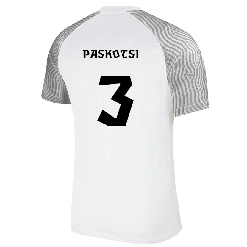 Danxen Kid Estonia Maksim Paskotsi #3 White Gray Away Jersey 26-28 T-Shirt