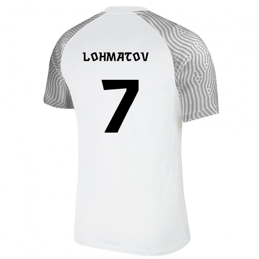 Danxen Kid Estonia Aleksandr Lohmatov #7 White Gray Away Jersey 26-28 T-Shirt