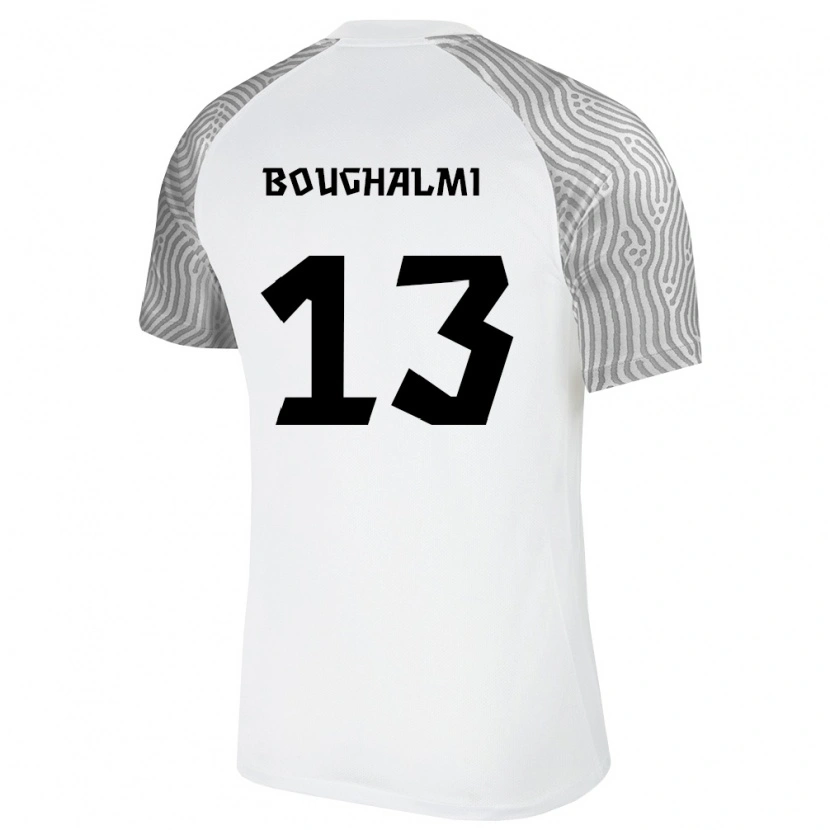 Danxen Kid Estonia Youssef Boughalmi #13 White Gray Away Jersey 26-28 T-Shirt