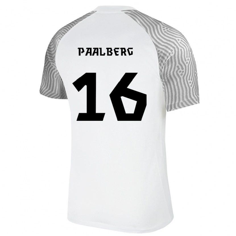 Danxen Kid Estonia Marten-Chris Paalberg #16 White Gray Away Jersey 26-28 T-Shirt