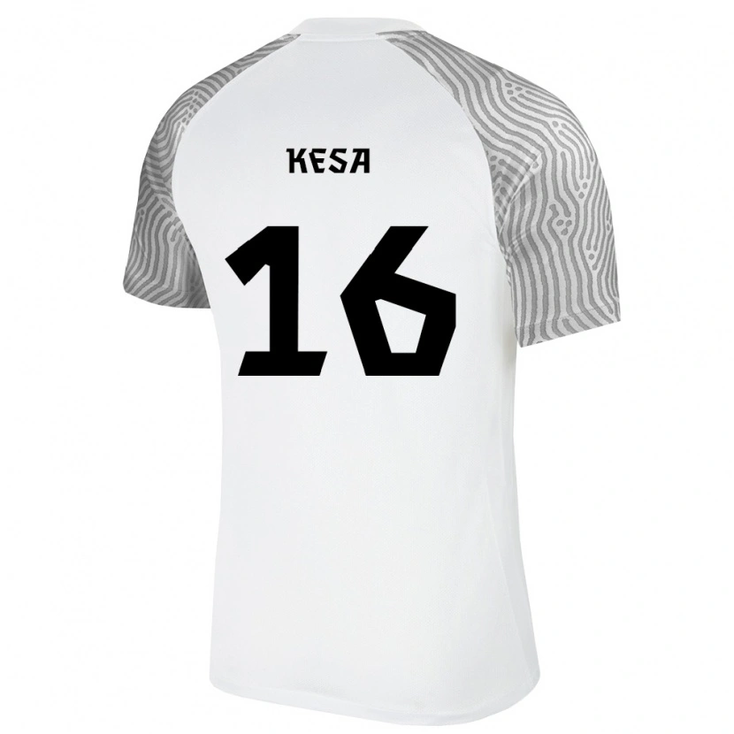 Danxen Kid Estonia Markus Kesa #16 White Gray Away Jersey 26-28 T-Shirt