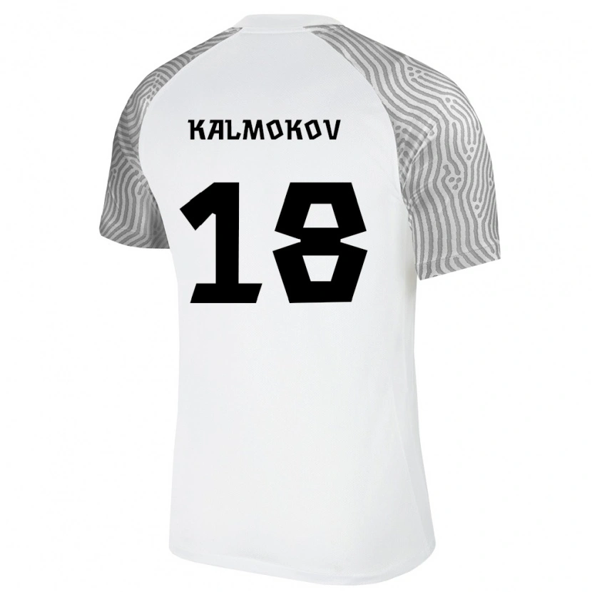Danxen Kid Estonia Nikita Kalmokov #18 White Gray Away Jersey 26-28 T-Shirt