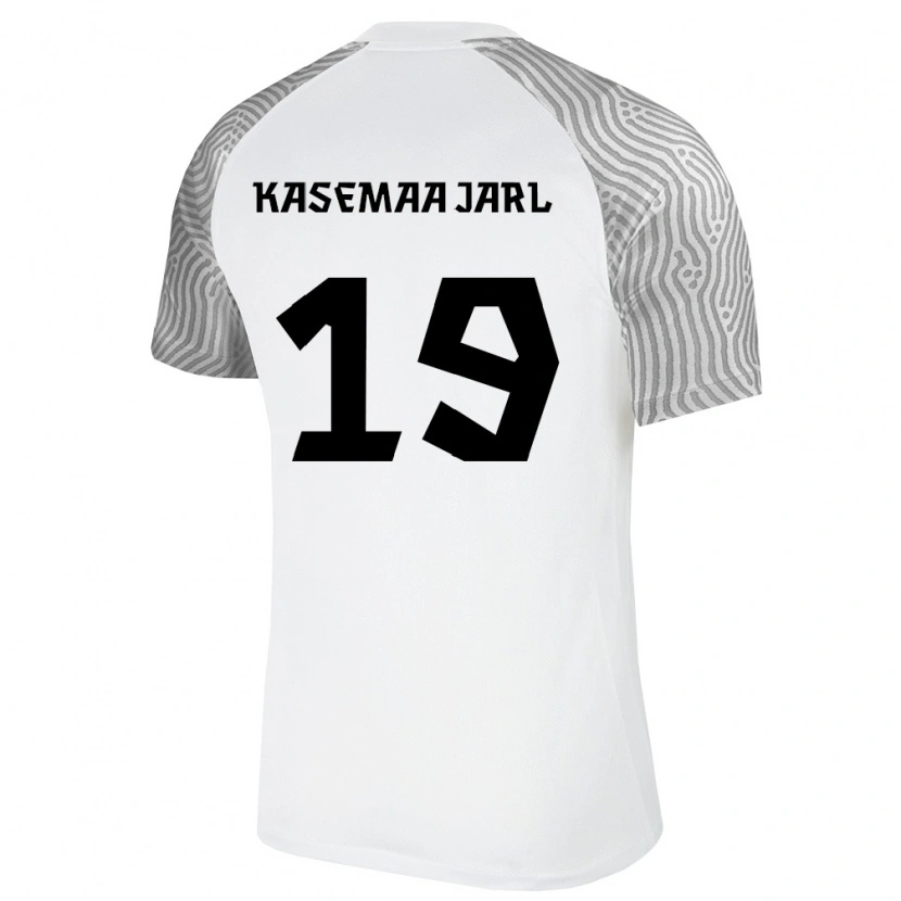Danxen Kid Estonia Markus Kasemaa Jarl #19 White Gray Away Jersey 26-28 T-Shirt