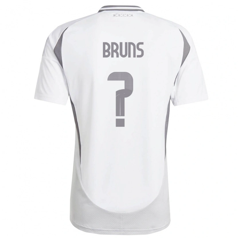 Danxen Kid Latvia Patriks Bruns #0 White Dark Gray Away Jersey 26-28 T-Shirt