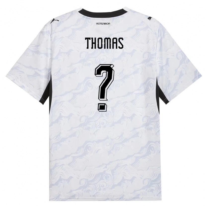 Danxen Kid New Zealand Ryan Thomas #0 Black White Away Jersey 26-28 T-Shirt