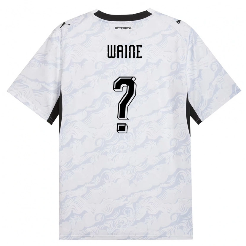 Danxen Kid New Zealand Ben Waine #0 Black White Away Jersey 26-28 T-Shirt