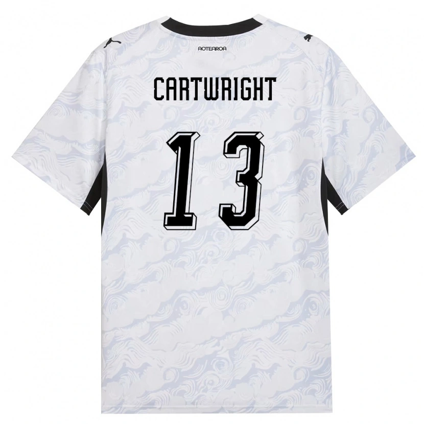 Danxen Kid New Zealand Aaron Cartwright #13 Black White Away Jersey 26-28 T-Shirt