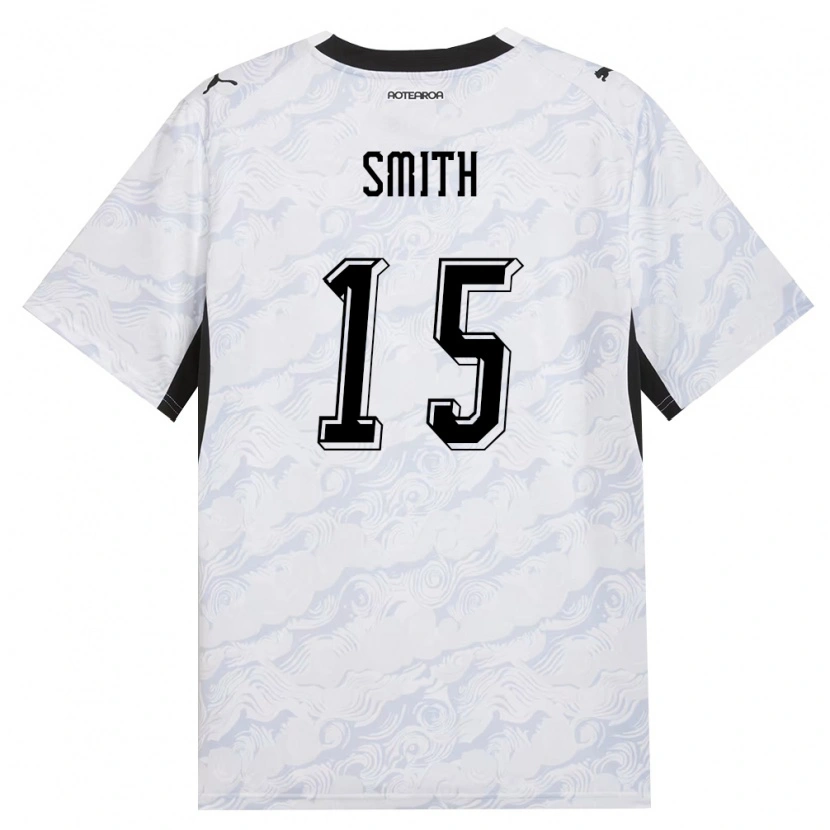 Danxen Kid New Zealand Jayden Smith #15 Black White Away Jersey 26-28 T-Shirt