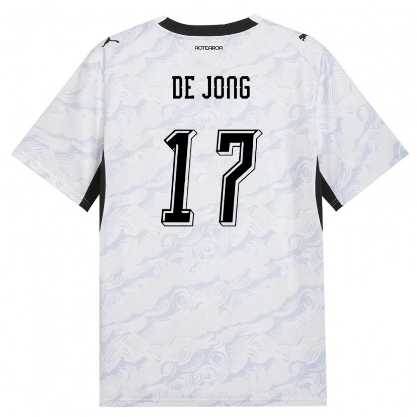 Danxen Kid New Zealand Andre De Jong #17 Black White Away Jersey 26-28 T-Shirt