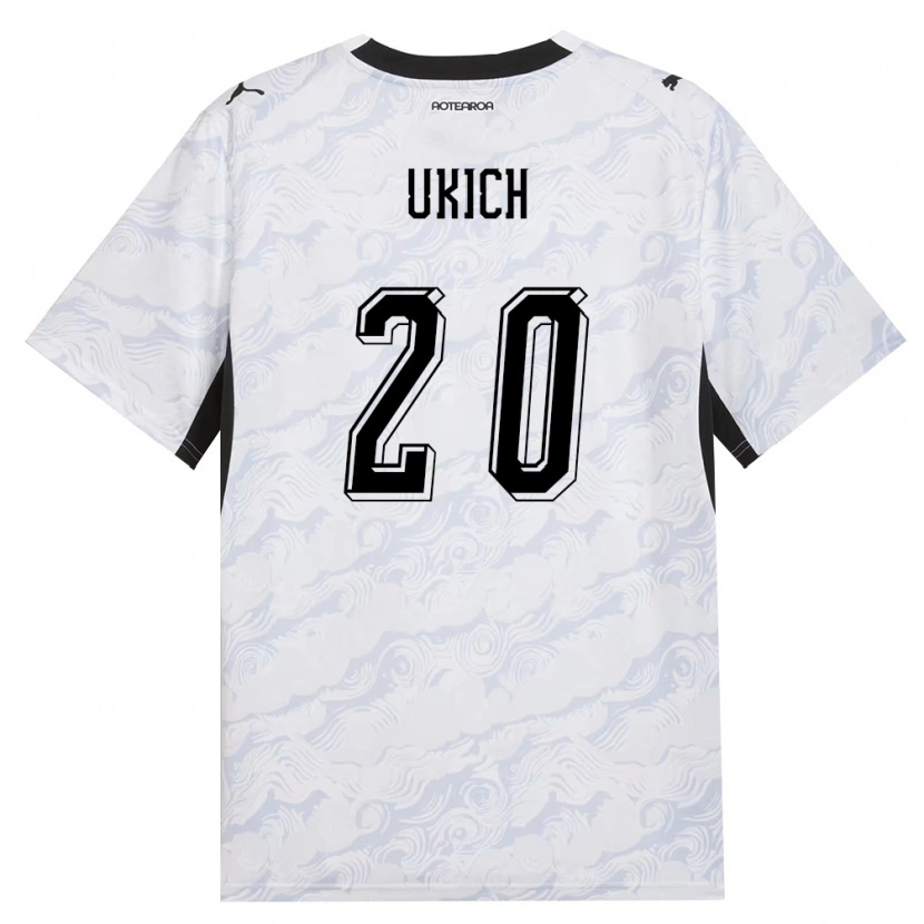 Danxen Kid New Zealand Stipe Ukich #20 Black White Away Jersey 26-28 T-Shirt