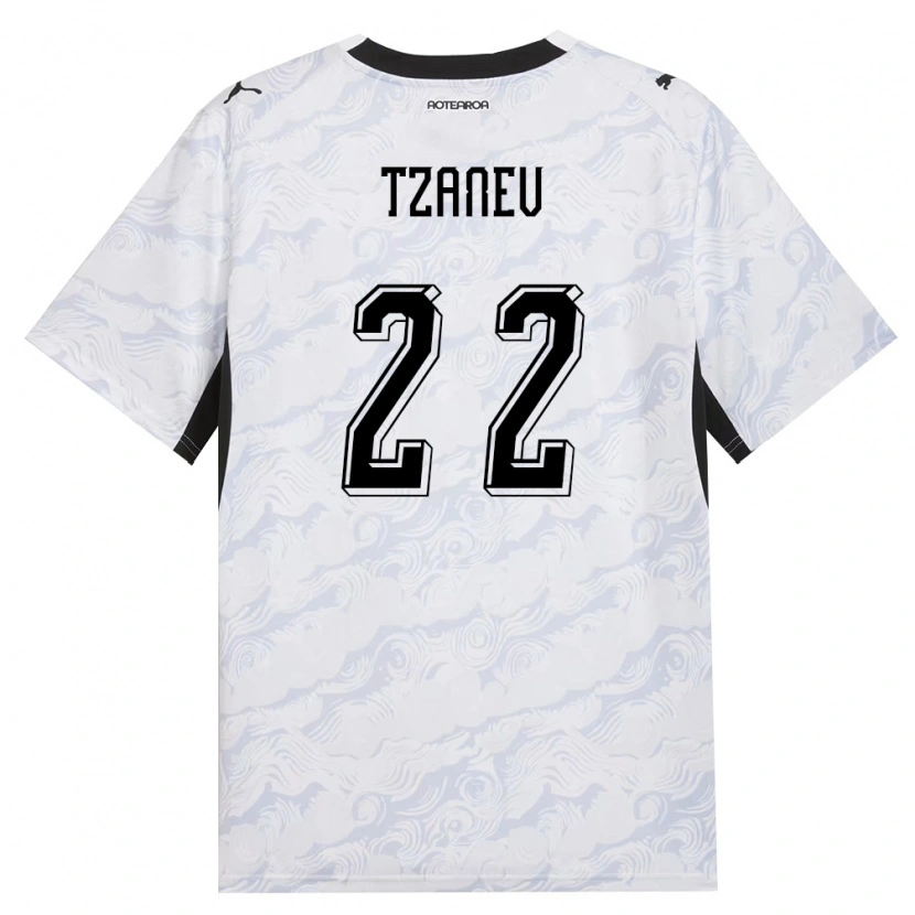 Danxen Kid New Zealand Nik Tzanev #22 Black White Away Jersey 26-28 T-Shirt