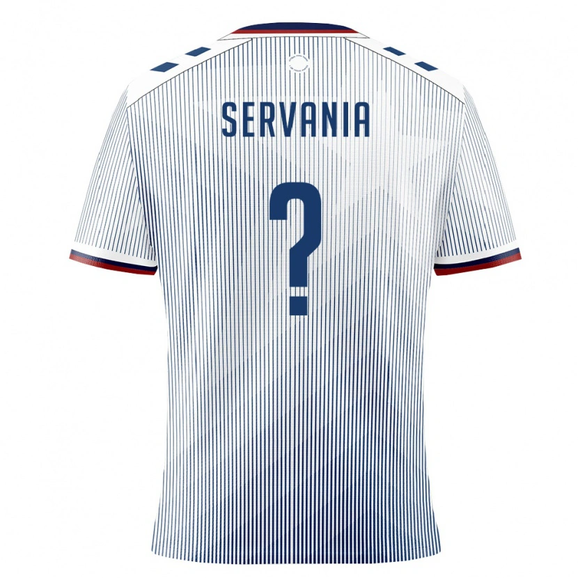 Danxen Kid Puerto Rico Jaden Servania #0 Royal Blue White Away Jersey 26-28 T-Shirt