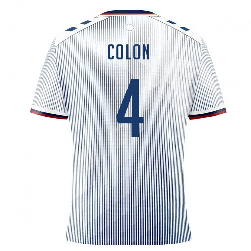 Danxen Kid Puerto Rico Xzavier Colon #4 Royal Blue White Away Jersey 26-28 T-Shirt