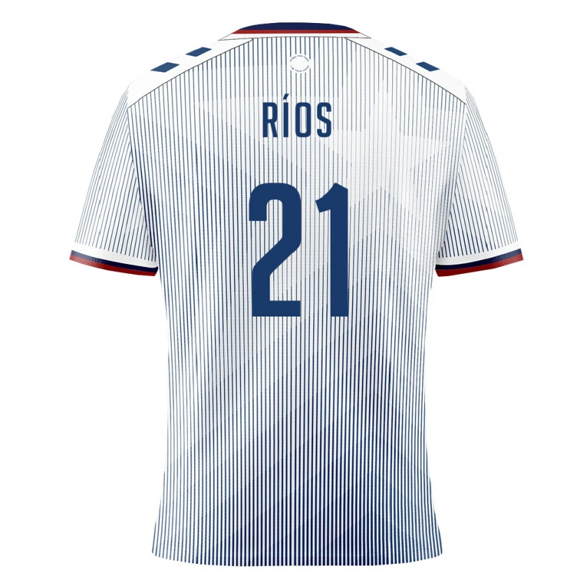 Danxen Kid Puerto Rico Darren Ríos #21 Royal Blue White Away Jersey 26-28 T-Shirt