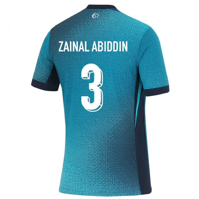 Danxen Kid Singapore Zharfan Zainal Abiddin #3 Dark Turquoise Black Away Jersey 26-28 T-Shirt