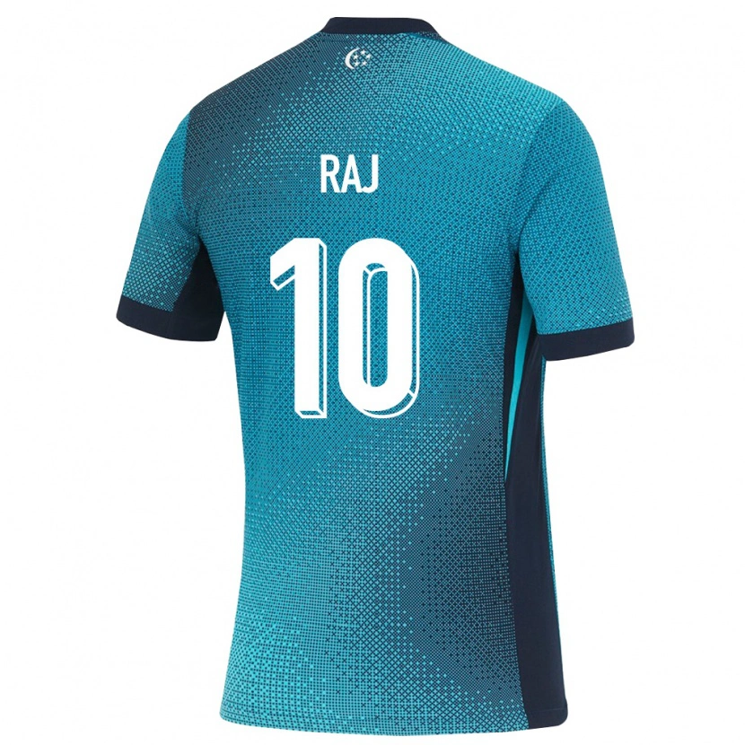 Danxen Kid Singapore Vedant Raj #10 Dark Turquoise Black Away Jersey 26-28 T-Shirt