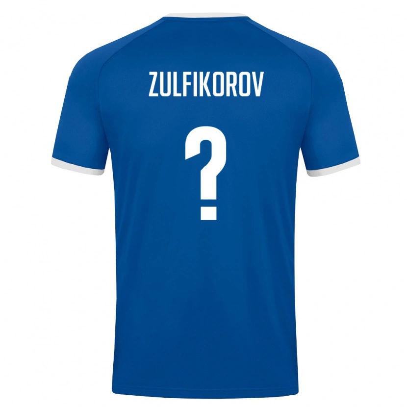 Danxen Men Uzbekistan Khojiakbar Zulfikorov #0 Royal Blue White Home Jersey 26-28 T-Shirt